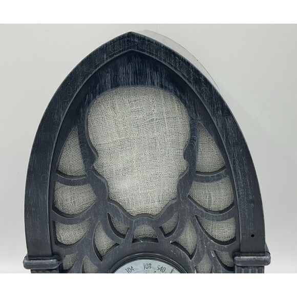 Gemmy HAUNTED RADIO Lights Sounds 12" Halloween Decoration - TESTED WORKS WELL. - Picture 3 of 13